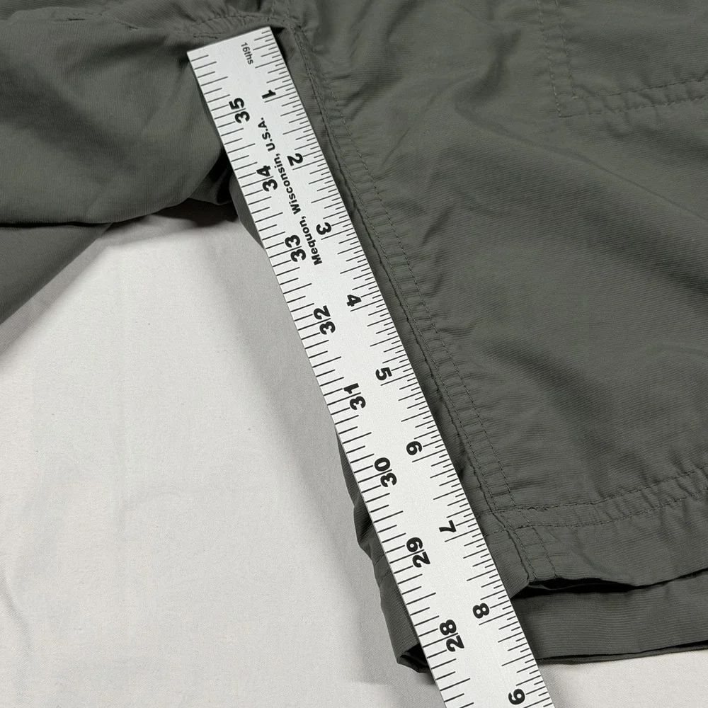 REI Cargo Shorts Gray Nylon Men's Regular Fit Flat Front 9